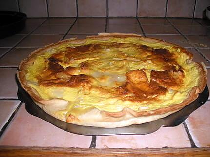 recette Tarte au camembert fondant