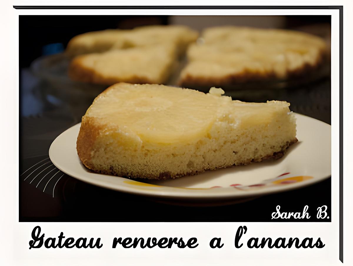 recette Gâteau renversé à l'ananas