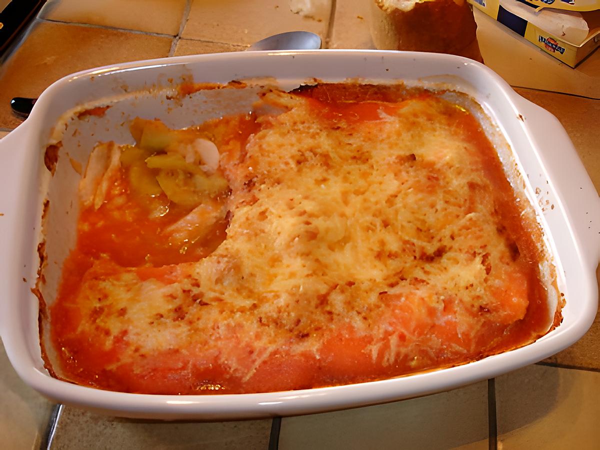 recette gratin de merlu et de courgettes