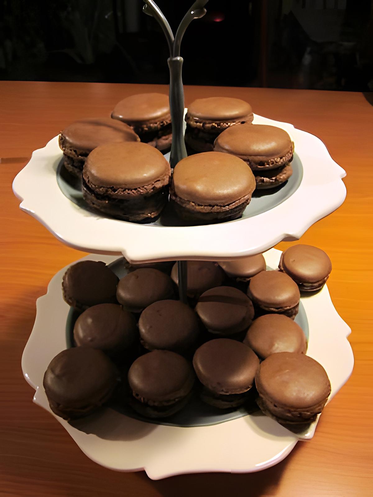 recette MACARONS AU CHOCOLAT