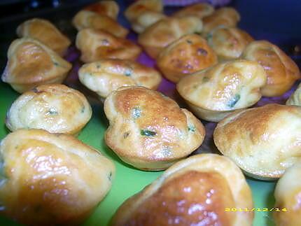 recette minis muffins au chorizo et ciboulette