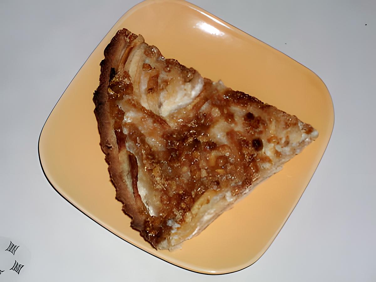 recette tarte cremeuse pommes nougat