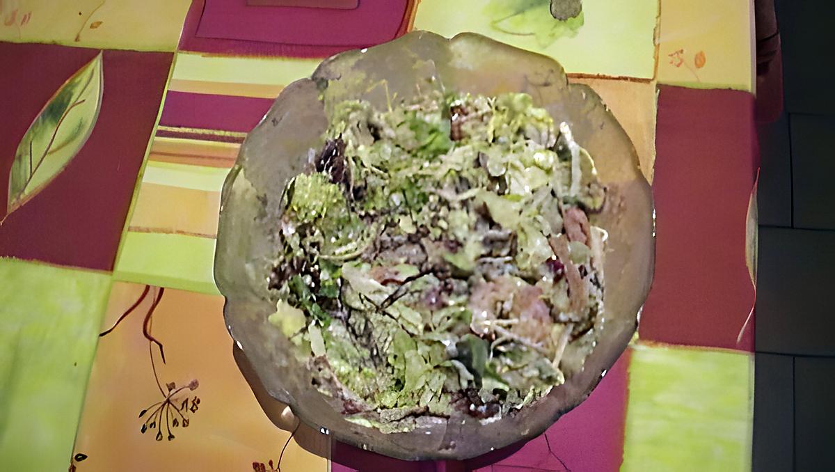 recette salade de boursin au bacon