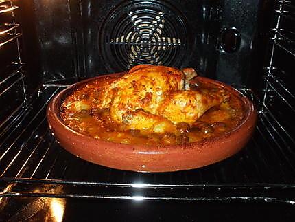 recette Tajine de poulet aux olives.................