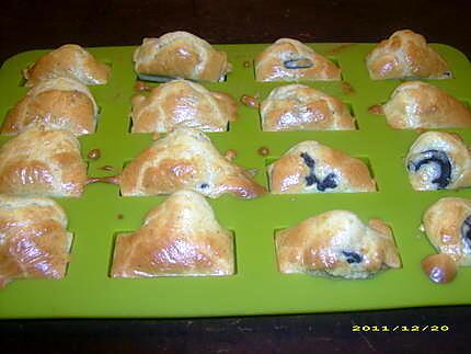 recette minis cakes aux olives noires et crottin de chavignol