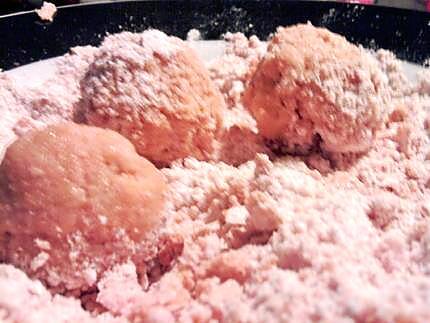 recette Truffes au biscuits rosé de reims