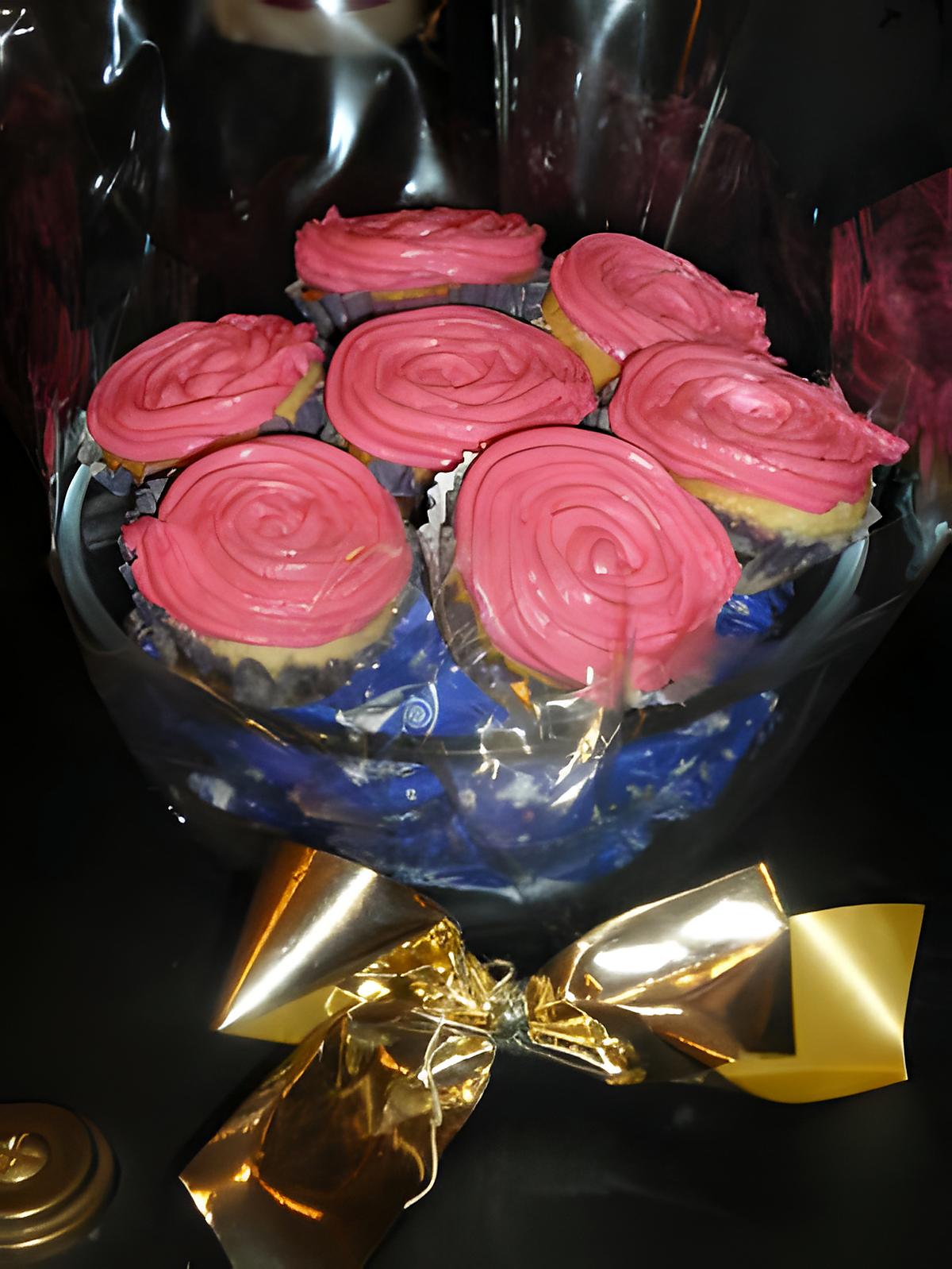 recette bouquet de cupcakes chocolat blanc