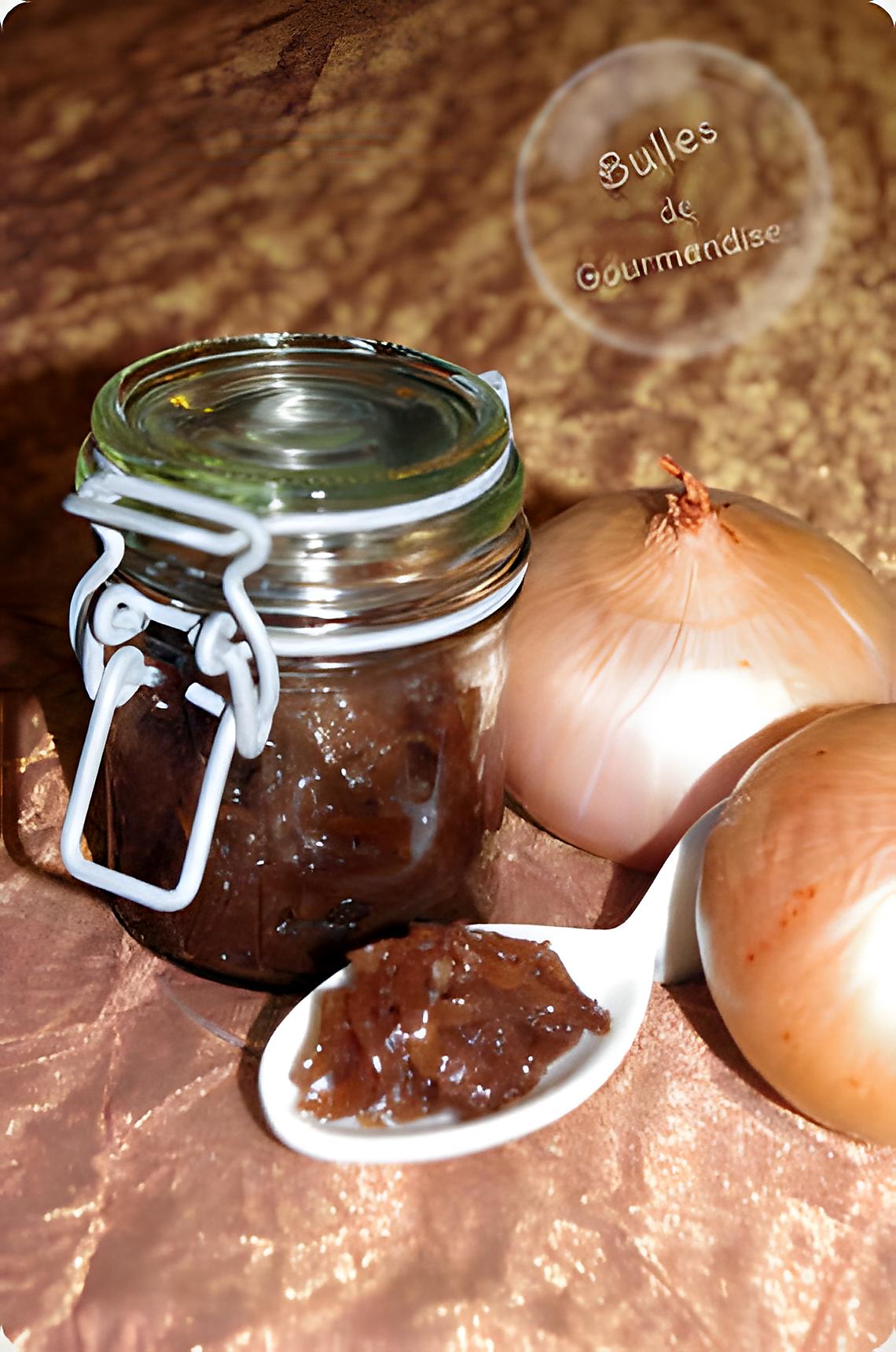 recette Confiture d’oignons miel et hypocras… L’autre façon de déguster l’oignon !