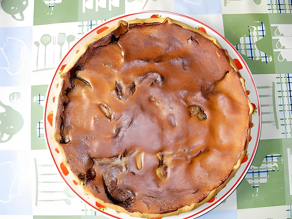 recette tarte à la frangipane poires chocolat