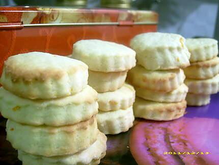 recette sablés aux zestes de clémentines