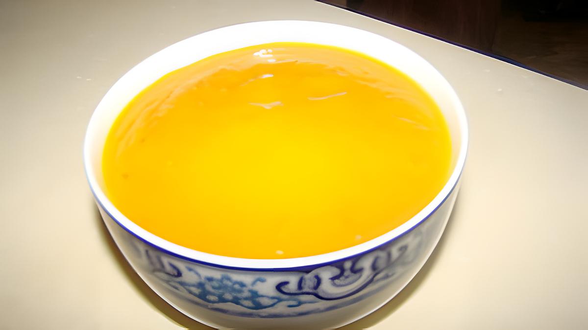 recette Soupe de carottes à la coriandre et à l'orange