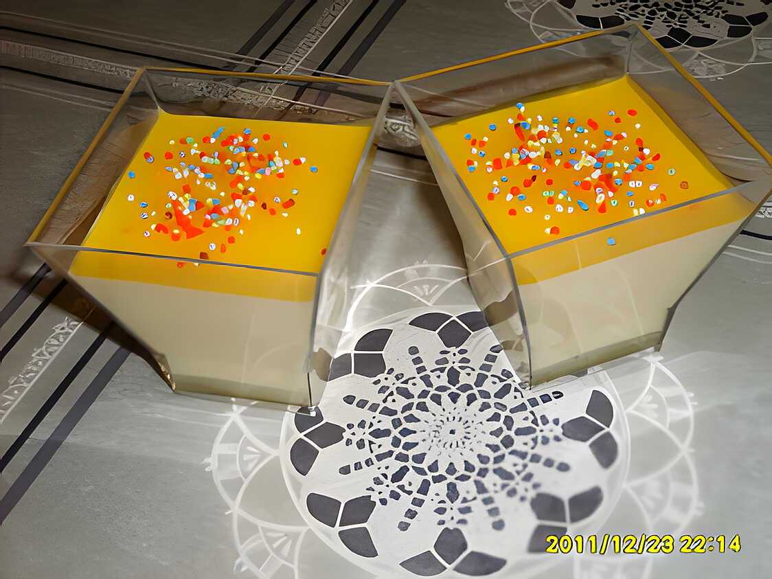 Recette de Panna cotta fruits de la passion