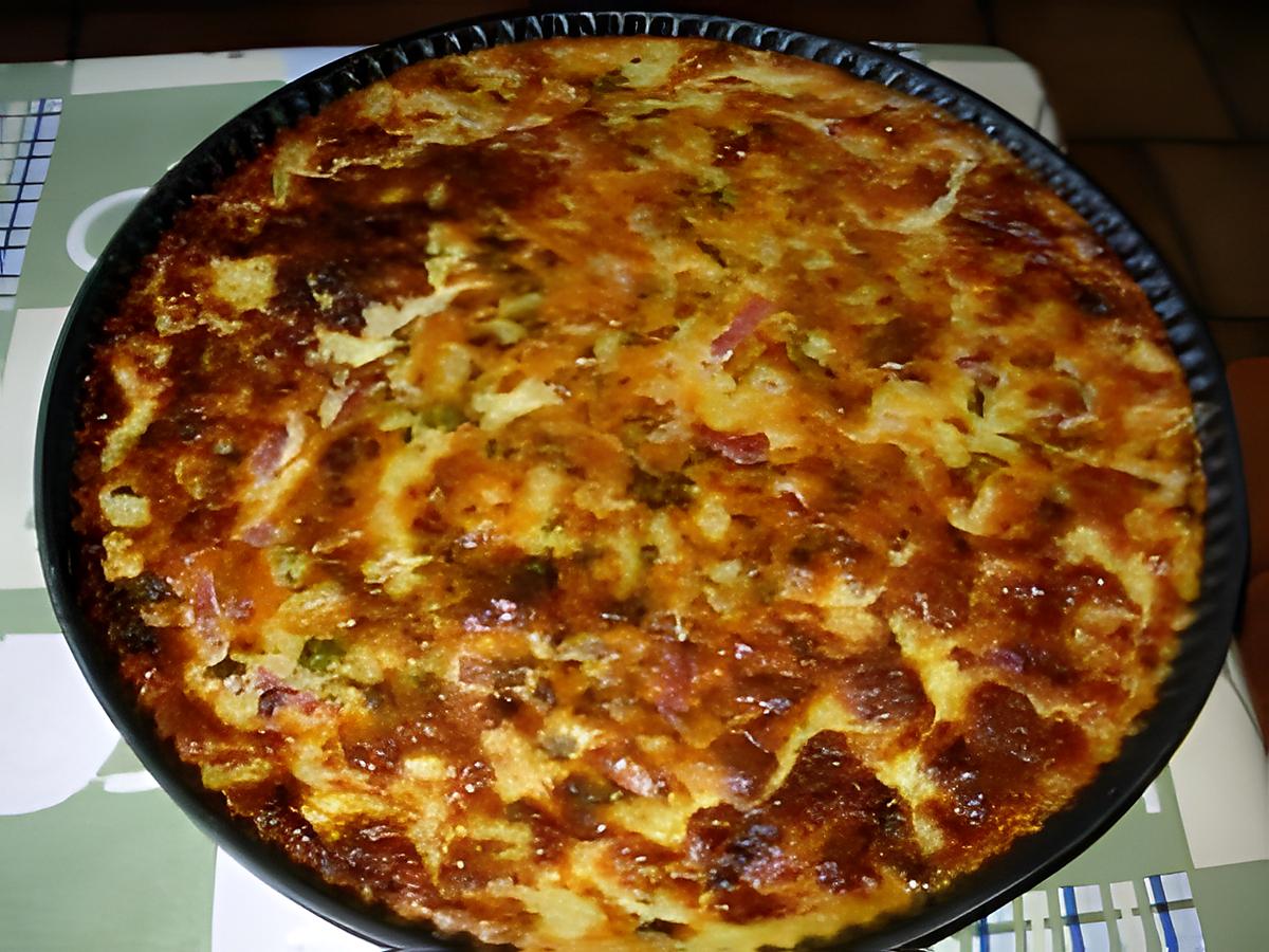 recette Tarte aux courgettes sans pâte