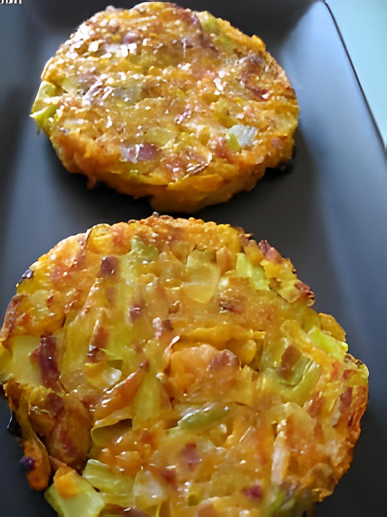 recette rosti de poireau au paprika ( recette weight watchers )