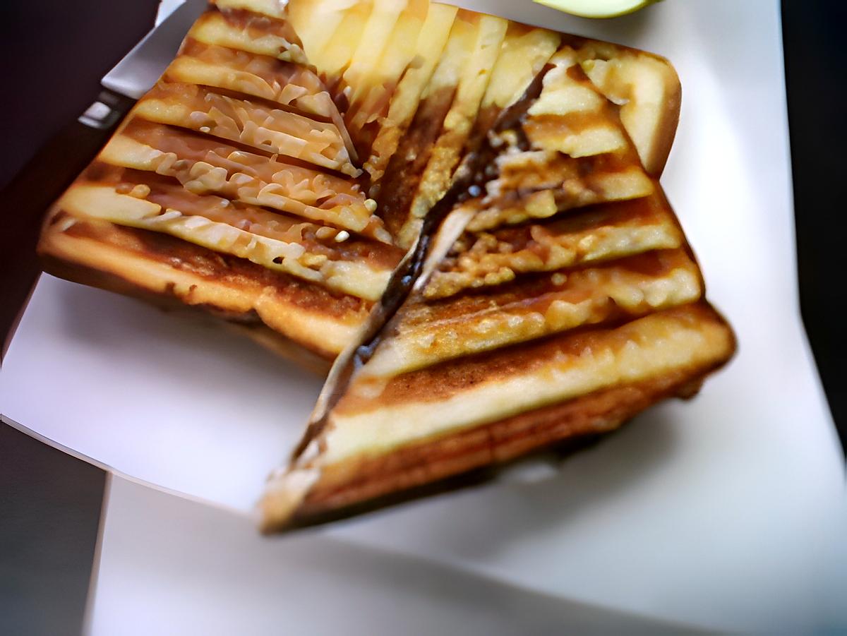 recette croque monsieur au nutella