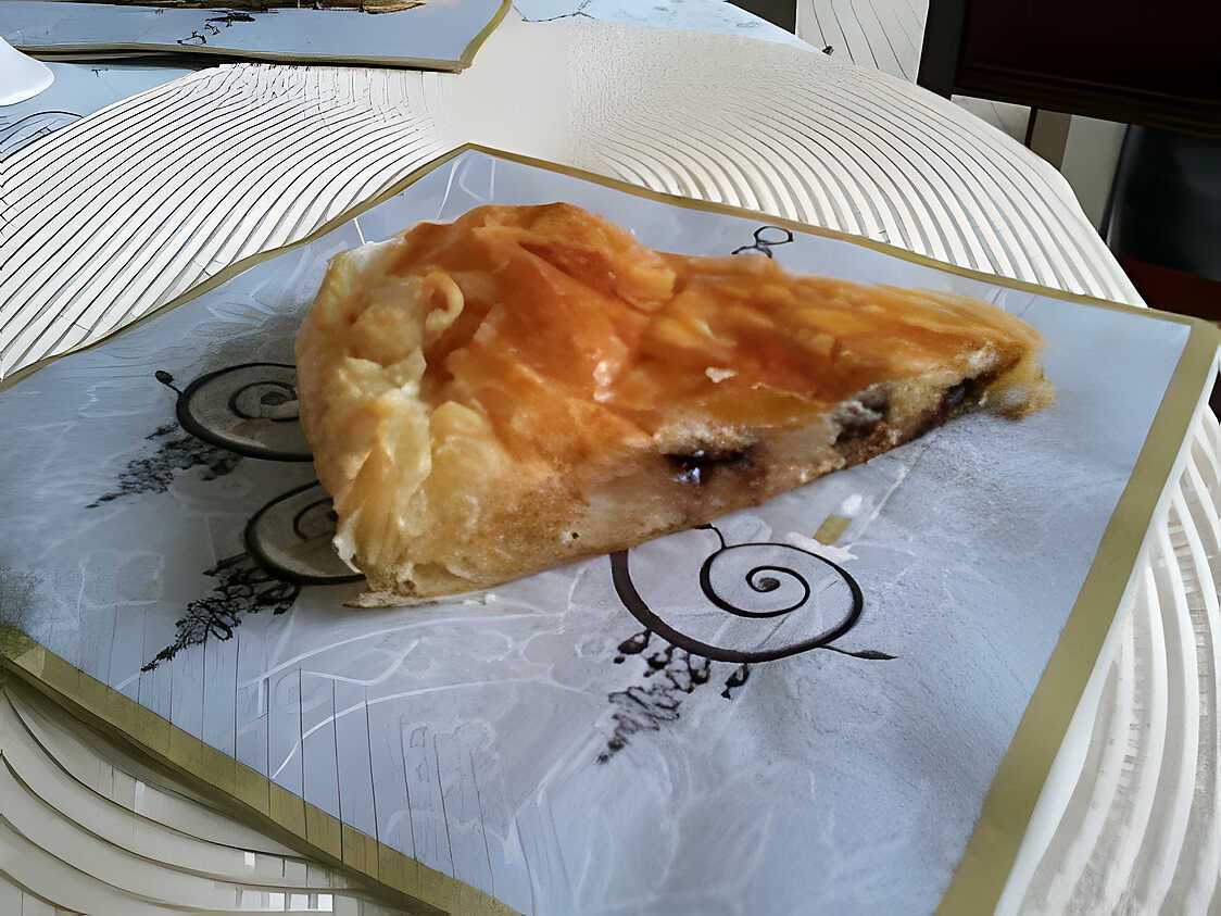 Recette de Galette des rois frangipane,poires, pépites chocolat