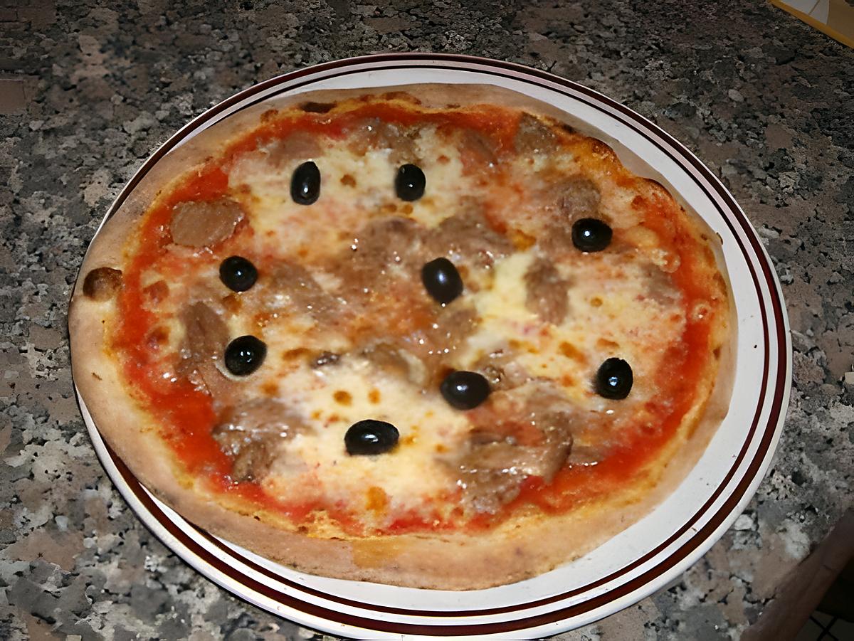 recette pizza thon fromage