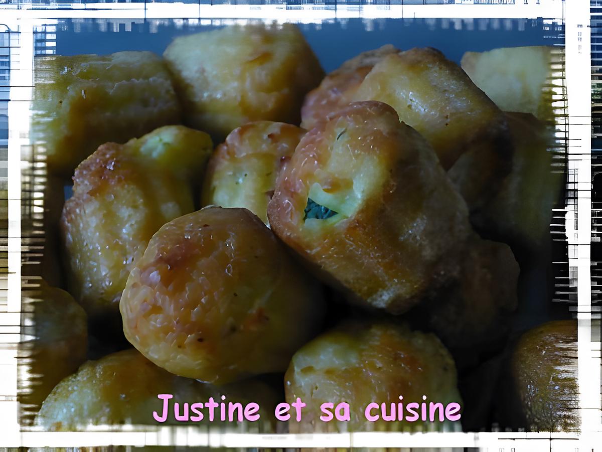 recette cannelés courgette et lardons