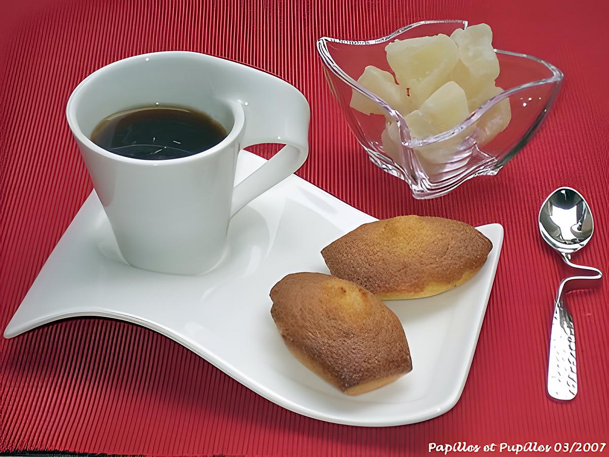 recette Madeleines à l'ananas