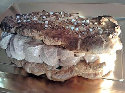 recette Buche de pate à chou praliné au paris brest