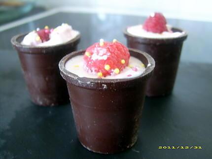 recette petites douceurs aux framboises