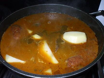 recette Lentejas a la andaluza..(Lentilles à l'Andalouse)......