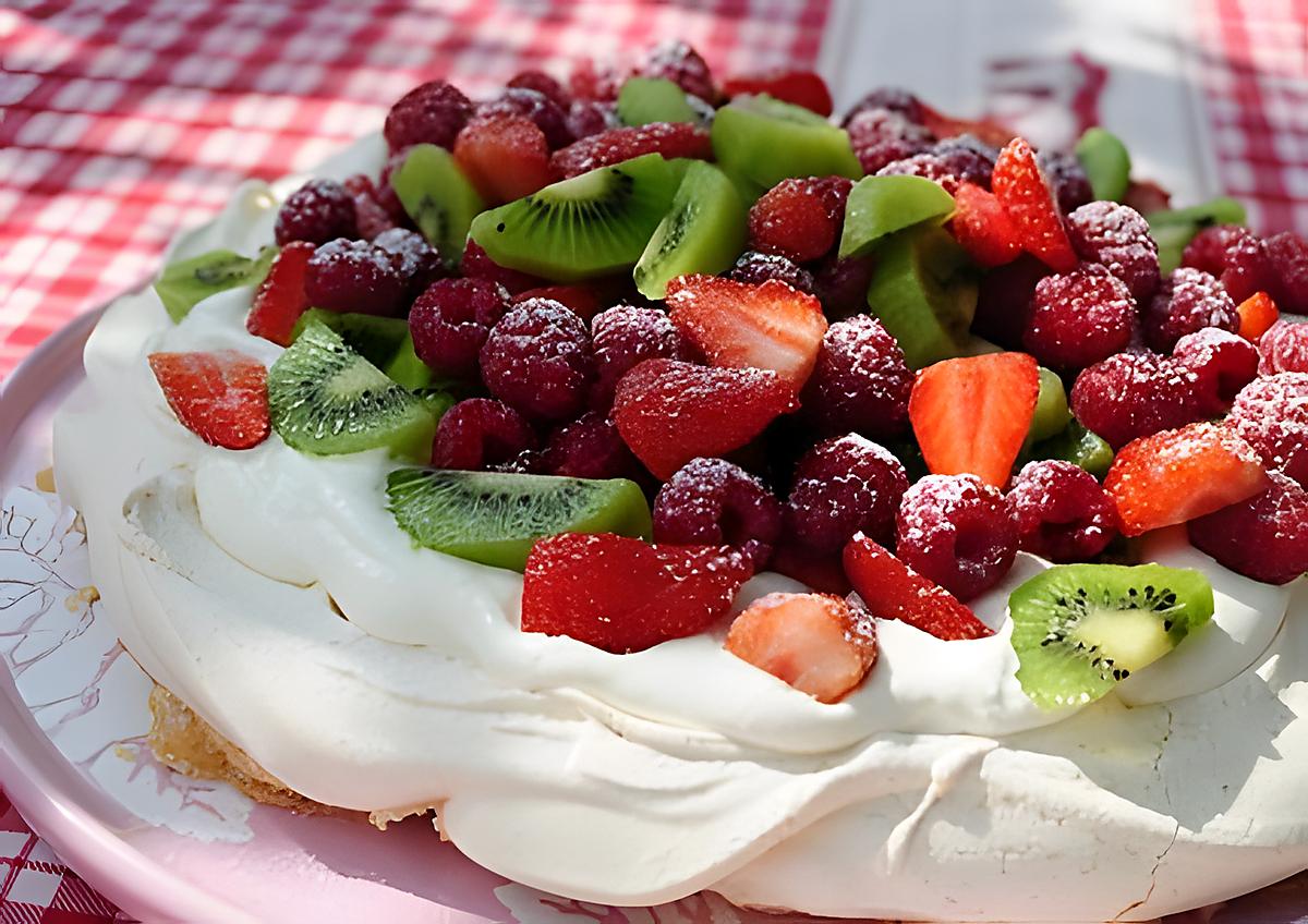 recette Pavlova Gateau de Meringue