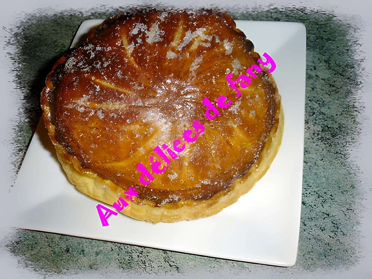 recette galette frangipane "Ladurée"