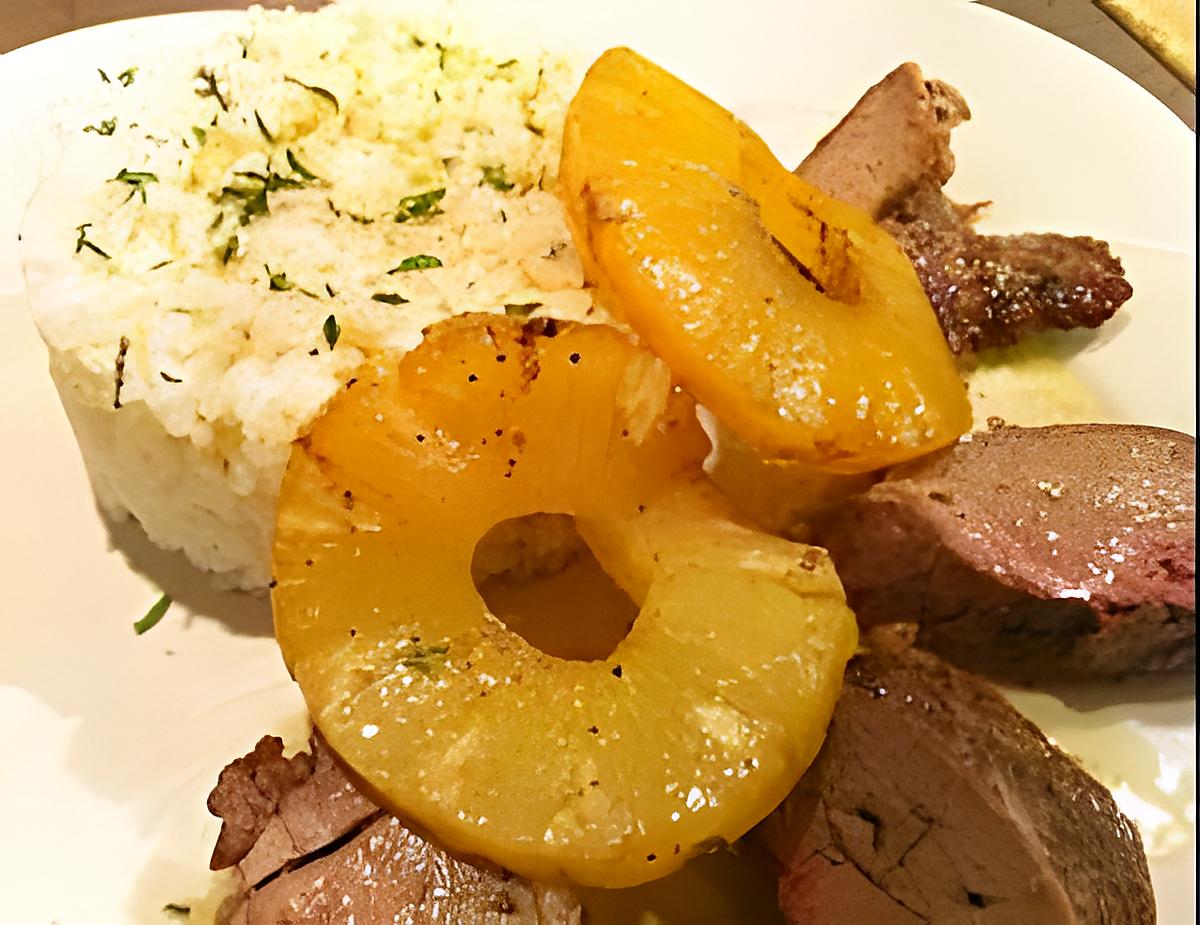 recette Filet mignon de porc à l'ananas