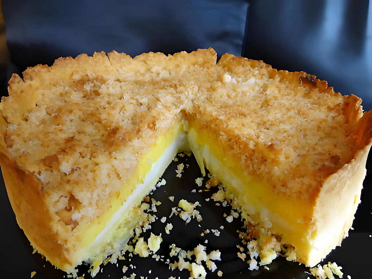 recette tarte citron et crumble coco