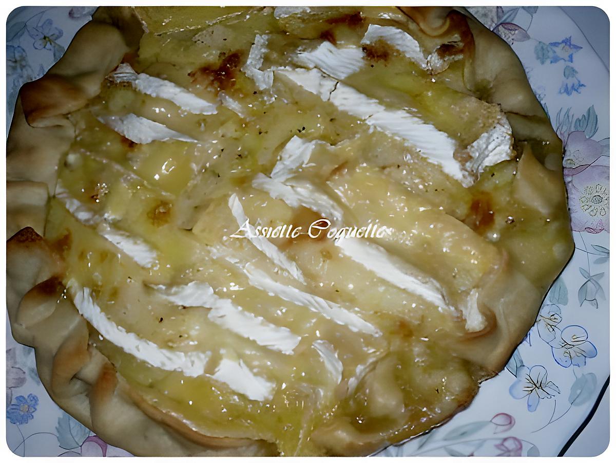 recette Tarte aux Pommes et Camembert