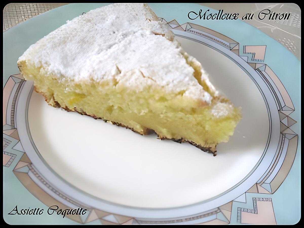 recette Moelleux au citron