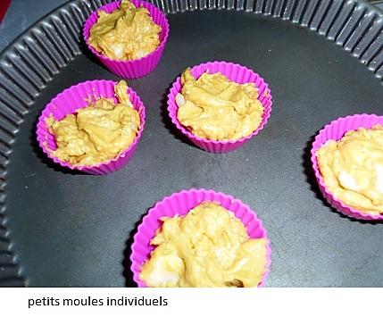 recette Muffins à la pâte de spéculoos et poires