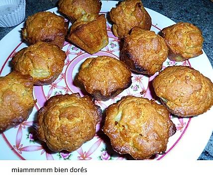 recette Muffins à la pâte de spéculoos et poires
