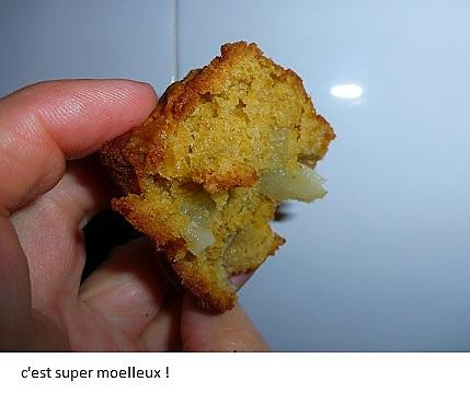 recette Muffins à la pâte de spéculoos et poires