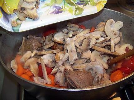 recette Sauté de veau chasseur