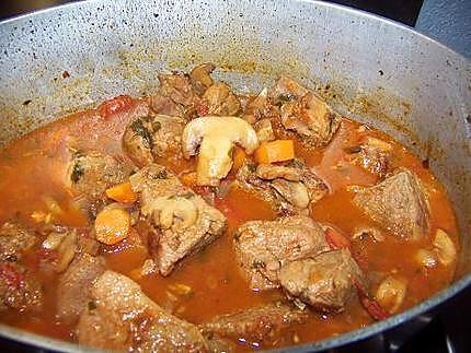 recette Sauté de veau chasseur