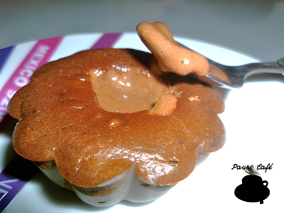 recette Coulant au café, coeur de chocolat noir