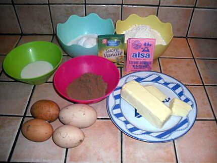 recette Cake marbré