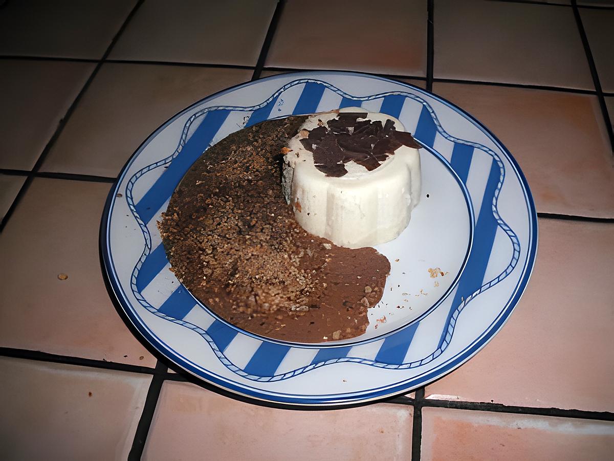 recette Entremets au chocolat blanc