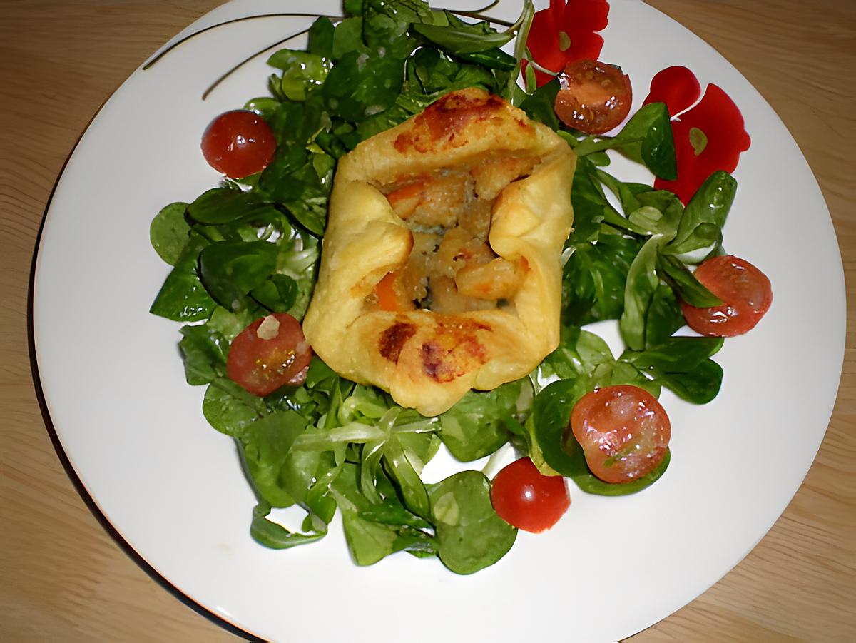 recette Feuilleté Saint Jacques Crevettes