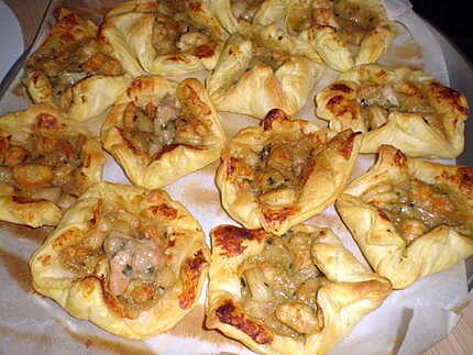 recette Feuilleté Saint Jacques Crevettes