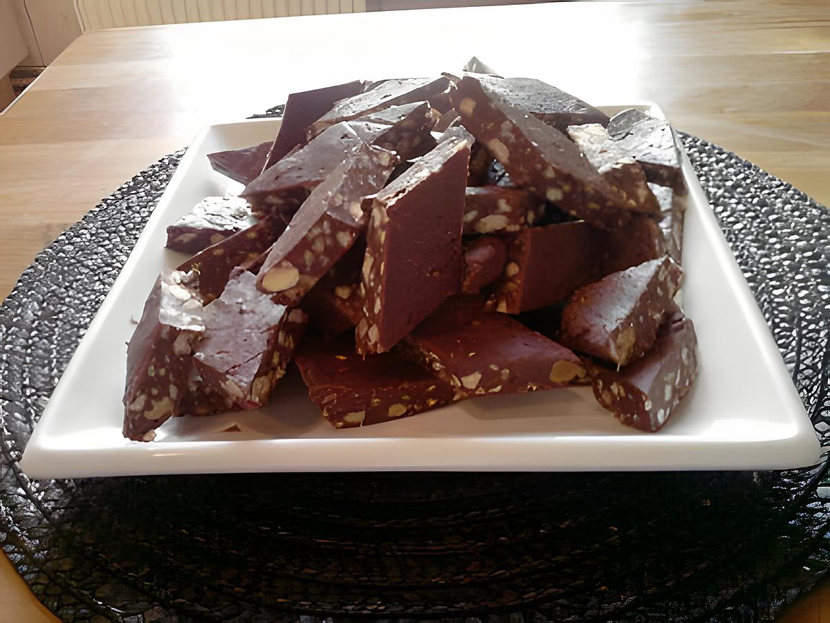 recette fudge chocolat-amande