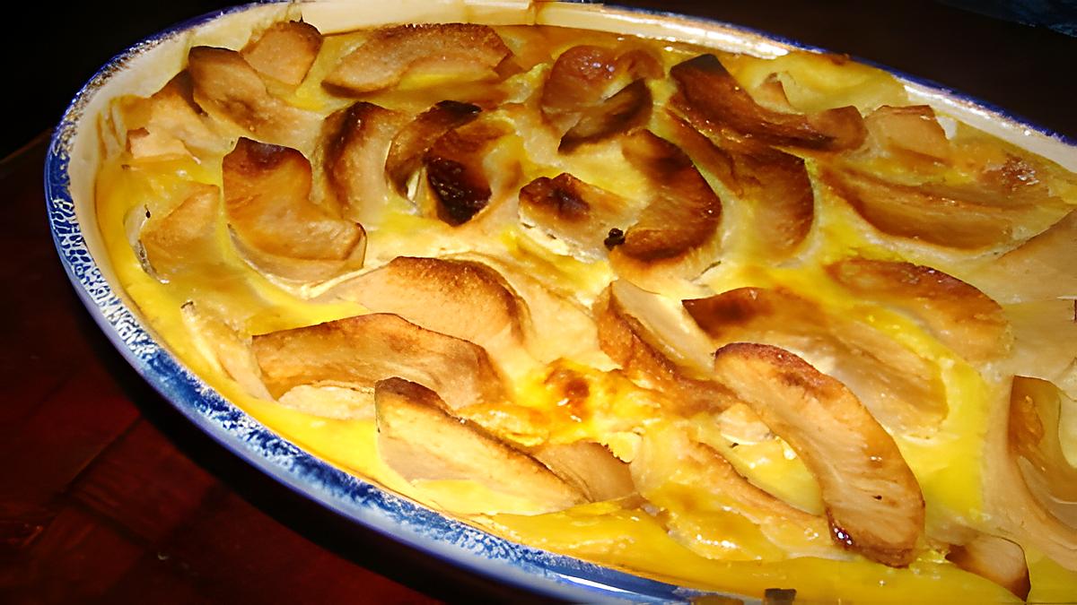 recette Clafoutis classique aux pommes