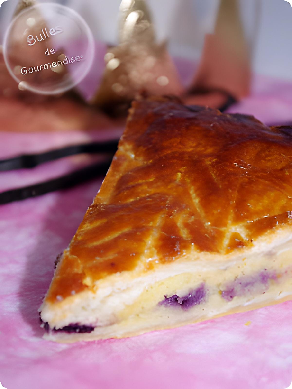 recette Galette des Rois vanille, myrtilles… le duo parfait !