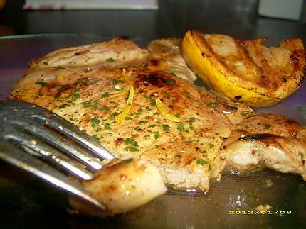 recette côtes de porc au citron