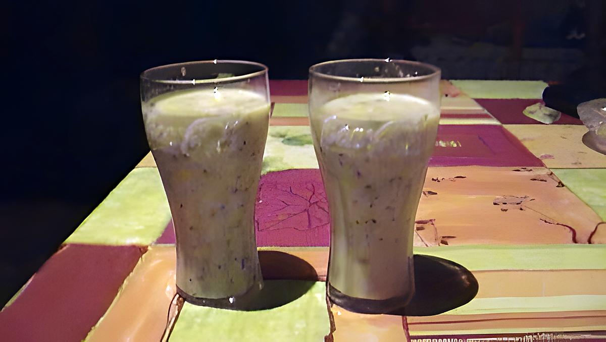 recette milkshake kiwi fruits de la passion