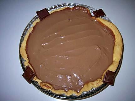 recette Tarte au chocolat au lait