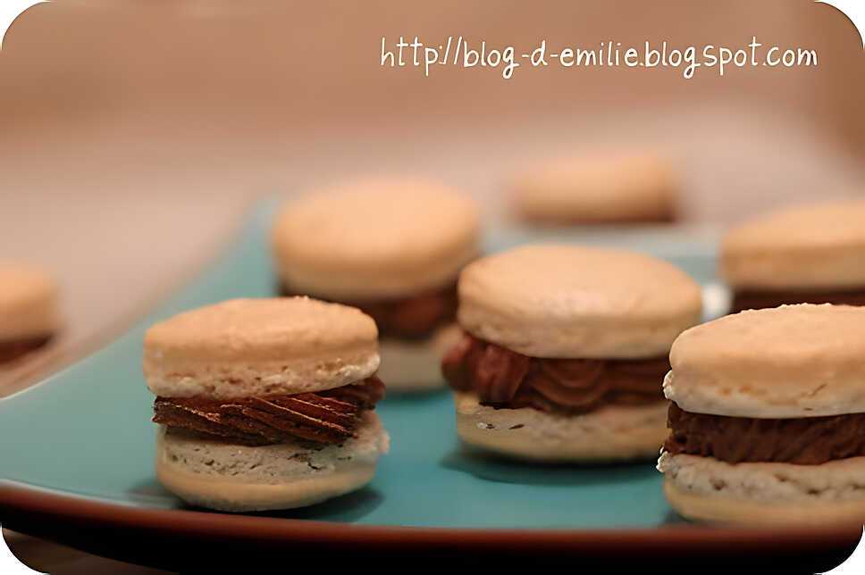 recette Macarons chocolat coco