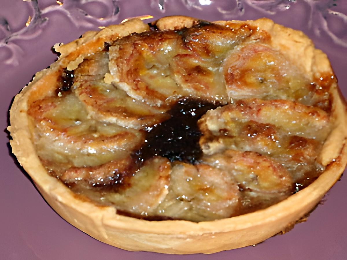 recette tarte au chocolat et banane